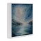 Stupell Industries Blue Hour Abstract Landscape Framed Giclee Wall Art Design by Lydia Orange